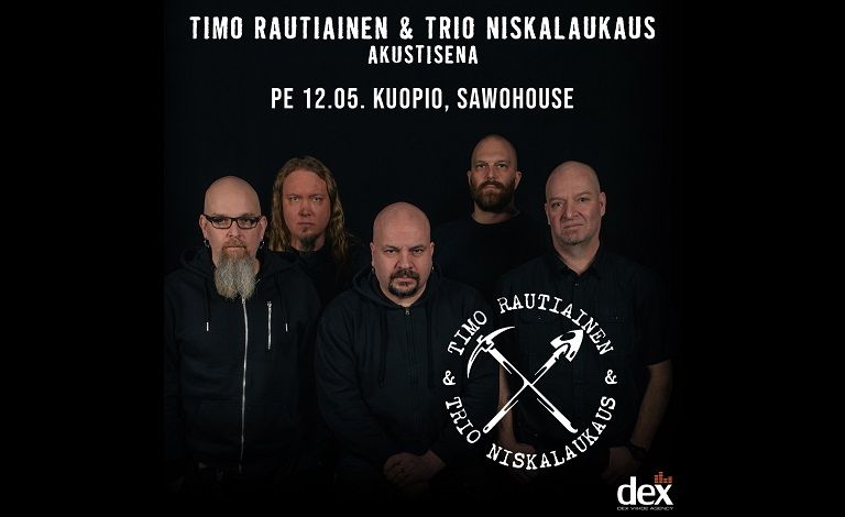 Timo Rautiainen & Trio Niskalaukaus Akustisena keikkajuliste