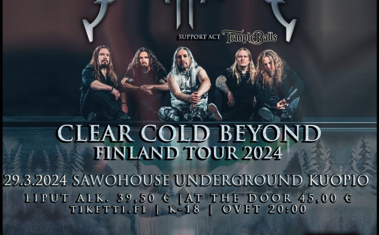  29.3.2024 SONATA ARCTICA – CLEAR COLD BEYOND TOUR FINLAND 2024